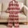 Reindeer Holly And Snowflake Nordic Holiday Motif For Cozy Christmas Evenings Satin Pajamas Set - 5