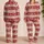 Reindeer Holly And Snowflake Nordic Holiday Motif For Cozy Christmas Evenings Satin Pajamas Set - 2