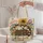 Calico Cat Napping on Storybooks with Garden Blooms for Cozy Reading Lovers Quilted Tote Bag - 5