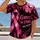 Pink Awareness Ribbon Under Blood Moon for Halloween Night Support and Cancer Care All-over Print Unisex T-shirt - 2