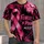 Pink Awareness Ribbon Under Blood Moon for Halloween Night Support and Cancer Care All-over Print Unisex T-shirt - 1
