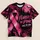 Pink Awareness Ribbon Under Blood Moon for Halloween Night Support and Cancer Care All-over Print Unisex T-shirt - 5