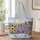 Lavender Fields and Sunflowers for Garden Days, Birthday Gifts for Women Quilted Tote Bag - 1