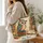 Colorful Owl Reading Among Books, Book Lover Birthday Gift for Women and Nature Fans Quilted Tote Bag - 3