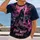 Howling Wolf Beneath a Pink Moon for Breast Cancer Awareness and Hope All-over Print Unisex T-shirt - 2
