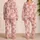 Lace Heart Candy Dice and Pink Bows for Cozy Valentine Gift Giving Satin Pajamas Set - 2