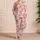 Lace Heart Candy Dice and Pink Bows for Cozy Valentine Gift Giving Satin Pajamas Set - 4