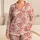 Lace Heart Candy Dice and Pink Bows for Cozy Valentine Gift Giving Satin Pajamas Set - 1