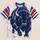 Bold Blue Bison Emblem for Game Day, Tailgates, and Dedicated Sports Fans All-over Print Unisex T-shirt - 5
