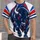 Bold Blue Bison Emblem for Game Day, Tailgates, and Dedicated Sports Fans All-over Print Unisex T-shirt - 1