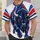 Bold Blue Bison Emblem for Game Day, Tailgates, and Dedicated Sports Fans All-over Print Unisex T-shirt - 6