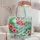 Pink Flamingo Hibiscus Beach Scene for Summer Getaways and Tropical Vacation Lovers Quilted Tote Bag - 5