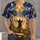 Golden Cross And Radiant Renewal For Worship, Prayer And Everyday Faith All-over Print Unisex T-shirt - 1