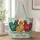 Vintage Three Hen Garden Scene for Summer Gifts and Garden Lovers Quilted Tote Bag - 1