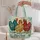 Vintage Three Hen Garden Scene for Summer Gifts and Garden Lovers Quilted Tote Bag - 5