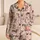 Watercolor Puppy Companions for Cozy Spring Evenings and Easter Gift Giving at Home Satin Pajamas Set - 1