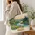 Winding River Forest Landscape for Summer Adventures and Outdoor-Loving Women and Hikers Quilted Tote Bag - 3