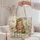 Tabby Cat in a Butterfly Garden for Springtime Outings and Gifts for Cat Lovers Quilted Tote Bag - 5