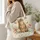 Tabby Cat in a Butterfly Garden for Springtime Outings and Gifts for Cat Lovers Quilted Tote Bag - 3