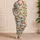 Tropical Tiger And Palm Leaf Motifs For Relaxed Summer Vacation Lounging At Home Satin Pajamas Set - 4