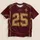 Burgundy Gold Football Number 25 Style For Game Day And Casual Sports Fans All-over Print Unisex T-shirt - 5