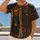 Pumpkin Sheriff Western Costume for Halloween Parties and Spooky Western Fans All-over Print Unisex T-shirt - 2