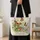 Monarch Butterflies and Wild Strawberries for Garden Days and Nature Lovers Quilted Tote Bag - 4