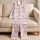 Pink Ribbon Bows for Romantic Valentine Gifting and Sweet Springtime Moments Satin Pajamas Set - 5