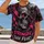 Pink Lightning Skull and Gothic Night Scene for Alternative Everyday Wear All-over Print Unisex T-shirt - 2