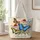 Butterfly and Wildflower Garden Gift for Nature Lovers and Spring Birthdays Quilted Tote Bag - 1