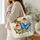 Butterfly and Wildflower Garden Gift for Nature Lovers and Spring Birthdays Quilted Tote Bag - 3