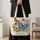 Butterfly and Wildflower Garden Gift for Nature Lovers and Spring Birthdays Quilted Tote Bag - 4