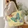 Turquoise Coral Butterfly Garden for Spring Birthdays and Nature-Loving Moms Quilted Tote Bag - 3