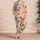 Gingerbread People, Candy Canes and Snowflakes for Cozy Christmas Holiday Cheer Satin Pajamas Set - 4