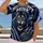 Roaring Blue-Eyed Lion and City Pride for Detroit Fans and Game Day Enthusiasts All-over Print Unisex T-shirt - 2