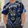 Roaring Blue-Eyed Lion and City Pride for Detroit Fans and Game Day Enthusiasts All-over Print Unisex T-shirt - 6