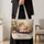 Fluffy Cat Among Garden Roses and Open Books for Cozy Reading and Pet Lover Gifts Quilted Tote Bag - 4
