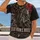 Skeleton Cowboy Rodeo Scene for Western Gothic Nights and Dark Country Style All-over Print Unisex T-shirt - 2