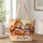 Pumpkin-Hatted Dog, Cat and Hamster for Cozy Halloween Trick-or-Treating Gifts Quilted Tote Bag - 1