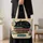Black Cat Curled on Library Books for Cozy Reading Days and Book Lover Gifts Quilted Tote Bag - 4