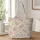 Blush Rose and Sage Botanical Blooms for Romantic Garden Days and Thoughtful Gifting Quilted Tote Bag - 1