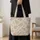 Blush Rose and Sage Botanical Blooms for Romantic Garden Days and Thoughtful Gifting Quilted Tote Bag - 4