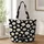 White Daisy Blooms for Everyday Market Days and Thoughtful Gifts for Flower Lovers Quilted Tote Bag - 1