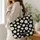 White Daisy Blooms for Everyday Market Days and Thoughtful Gifts for Flower Lovers Quilted Tote Bag - 3