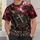 Bible Cross and Crimson Stone Scene for Faith and Encouragement, Christian Believers All-over Print Unisex T-shirt - 6