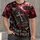 Bible Cross and Crimson Stone Scene for Faith and Encouragement, Christian Believers All-over Print Unisex T-shirt - 1
