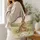 Wild Meadow Hare and Wildflowers for Woodland Lovers and Nature Walks Quilted Tote Bag - 3