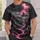 Crimson Cross and Stormlit Mountain Valley for Faithful Everyday Wear and Prayer All-over Print Unisex T-shirt - 6