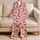Dachshund Poolside Fun With Pink Swim Rings for Cozy Home Days and Playtime for Kids Satin Pajamas Set - 5