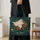 Ghost Riding Bicycle With Pumpkin for Whimsical Halloween Cottagecore Gifts Quilted Tote Bag - 4